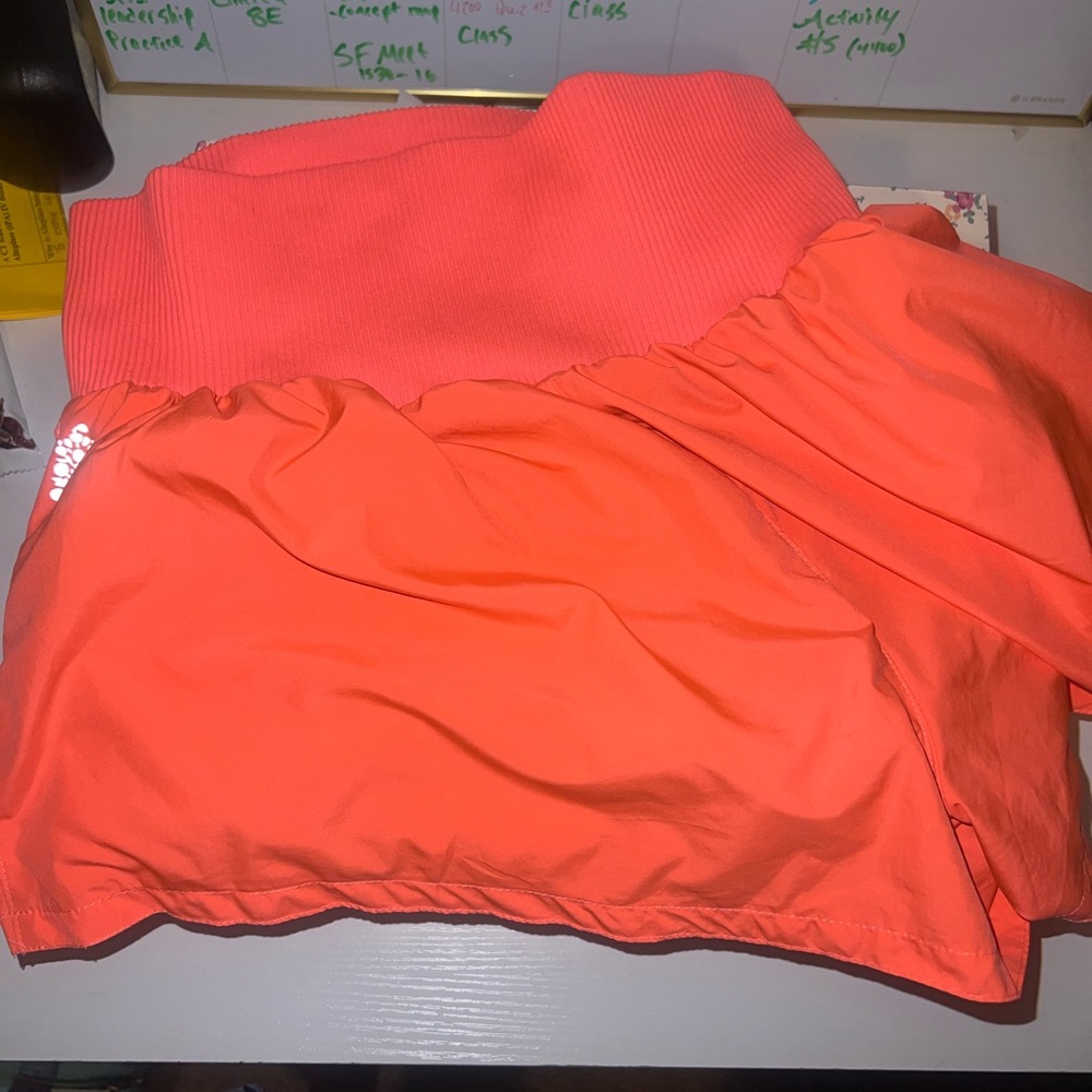 Free People Carpe Diem Shorts neon coral - Picture 3 of 4